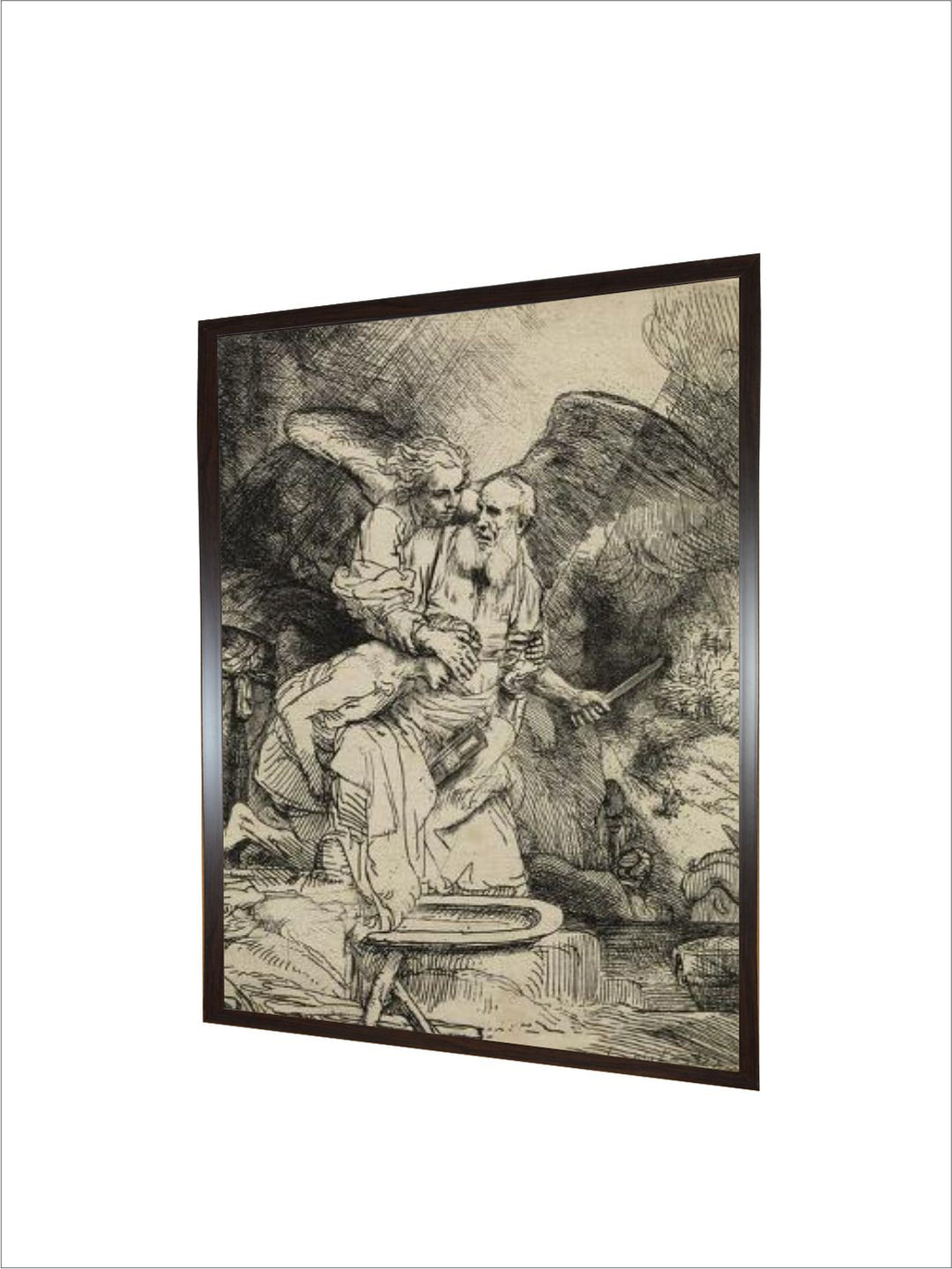 "Abraham's Sacrifice, 1655 by Rembrandt Van Rijn Wall Painting''
