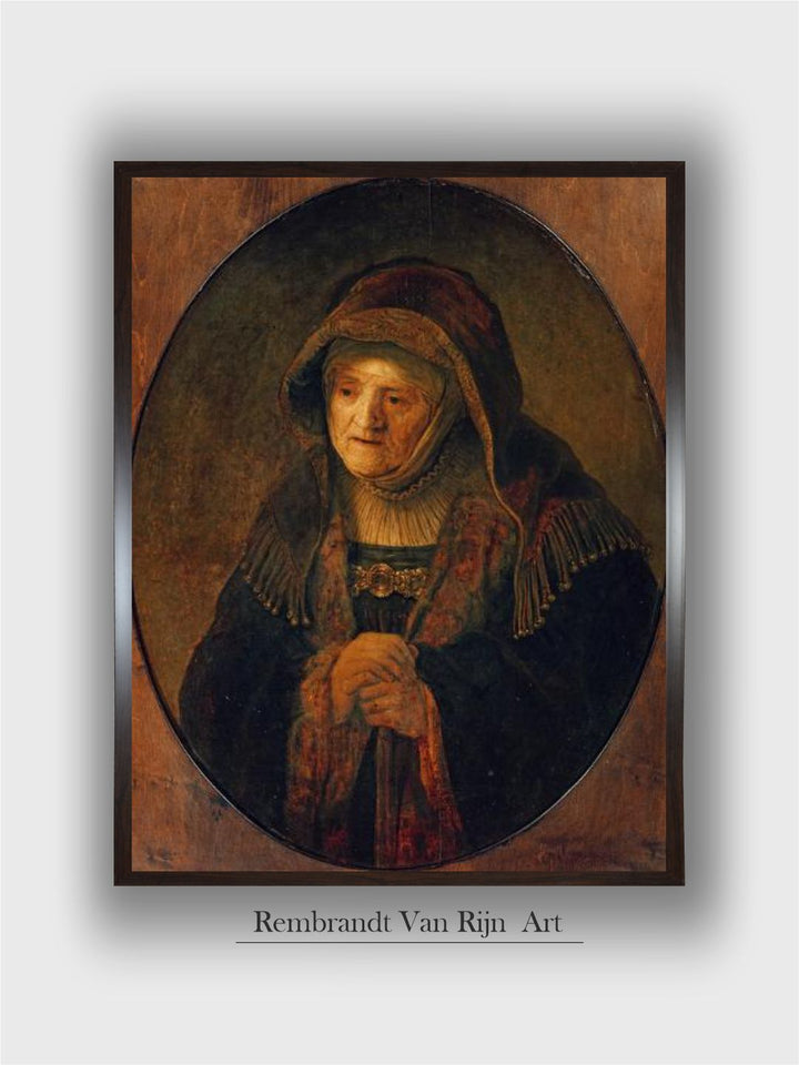 The Mother of the Artist as Prophet Hannah, 1639 by Rembrandt Van Rijn