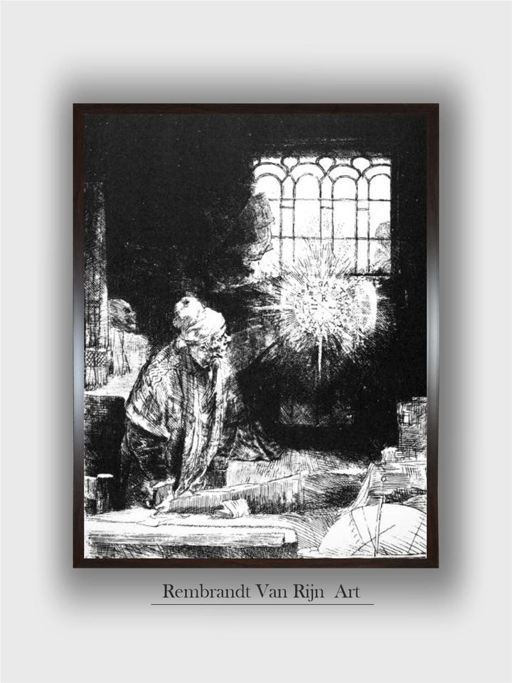 Rembrandt: Faust, 1652 by Rembrandt Van Rijn