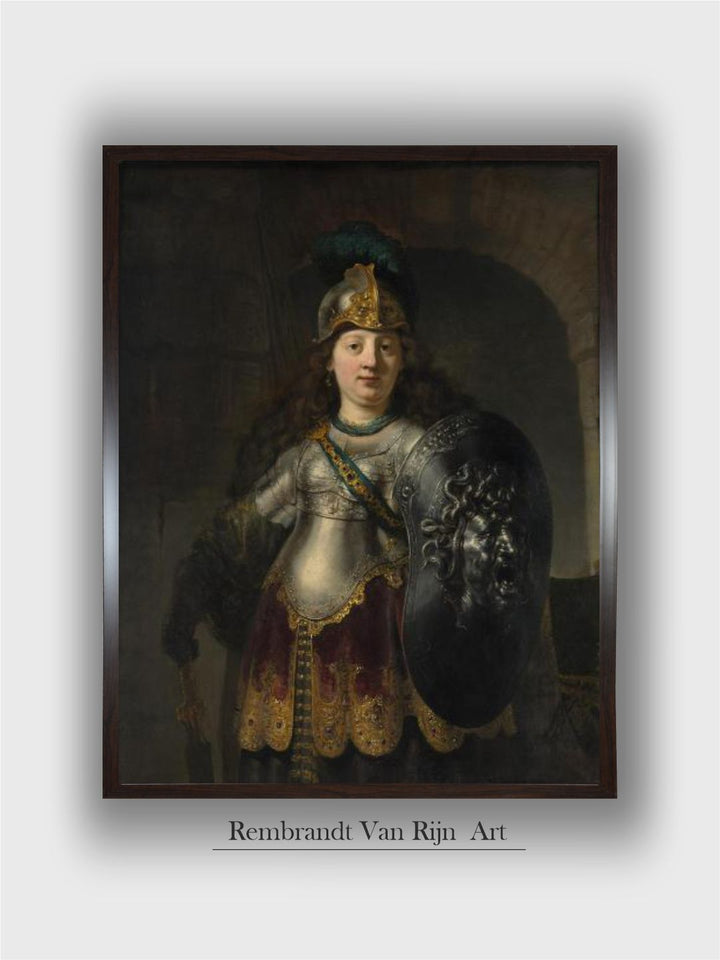 "Black  Green Bellona Wall Paintings''