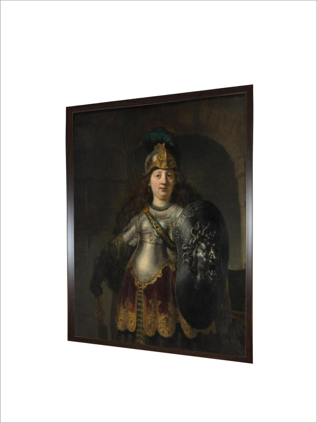 "Black  Green Bellona Wall Paintings''