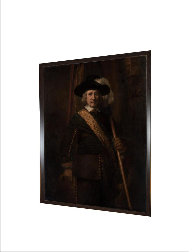 The Standard Bearer, Floris Soop, 1654 by Rembrandt Van Rijn