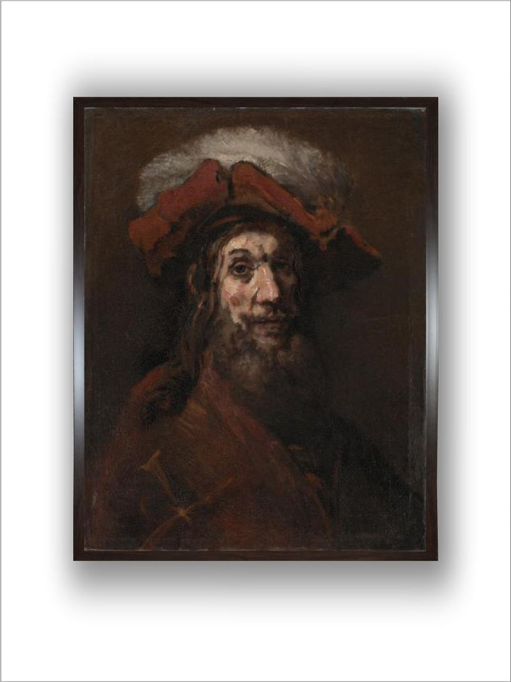 "Brown  Grey Sketch for The Knight Wall Paintings''