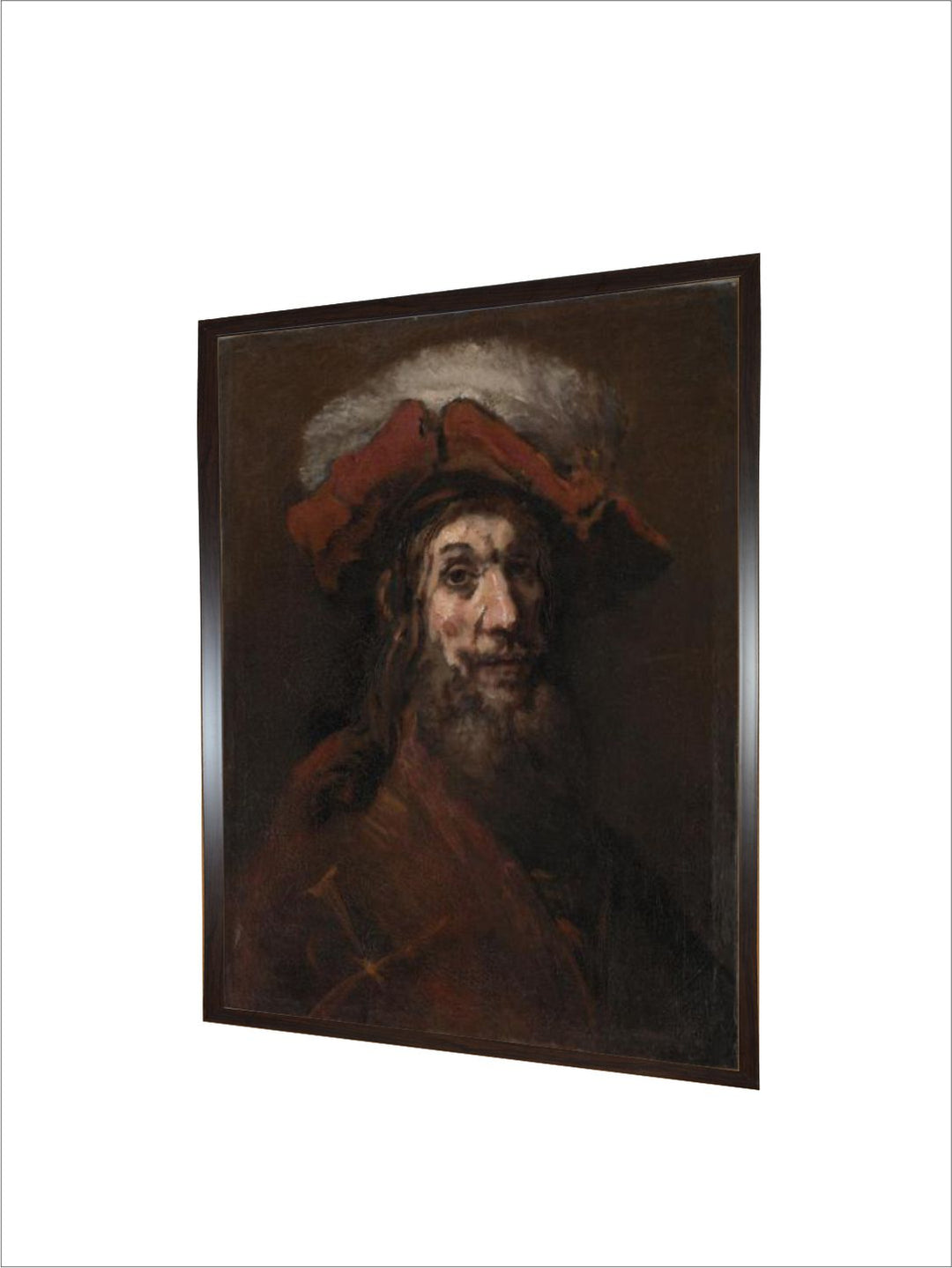 "Brown  Grey Sketch for The Knight Wall Paintings''