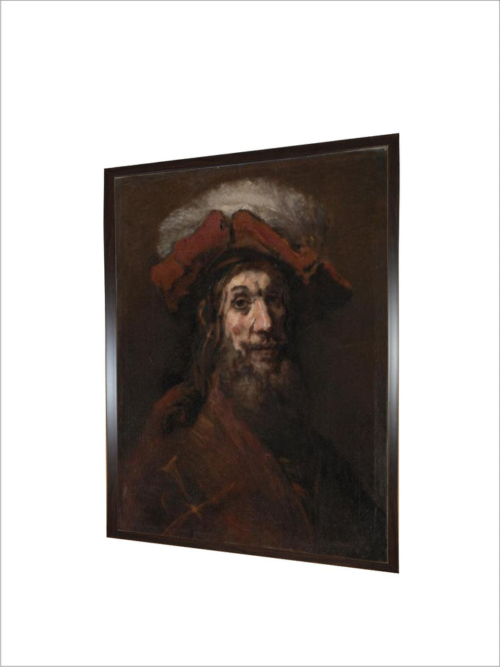 "Brown  Grey Sketch for The Knight Wall Paintings''