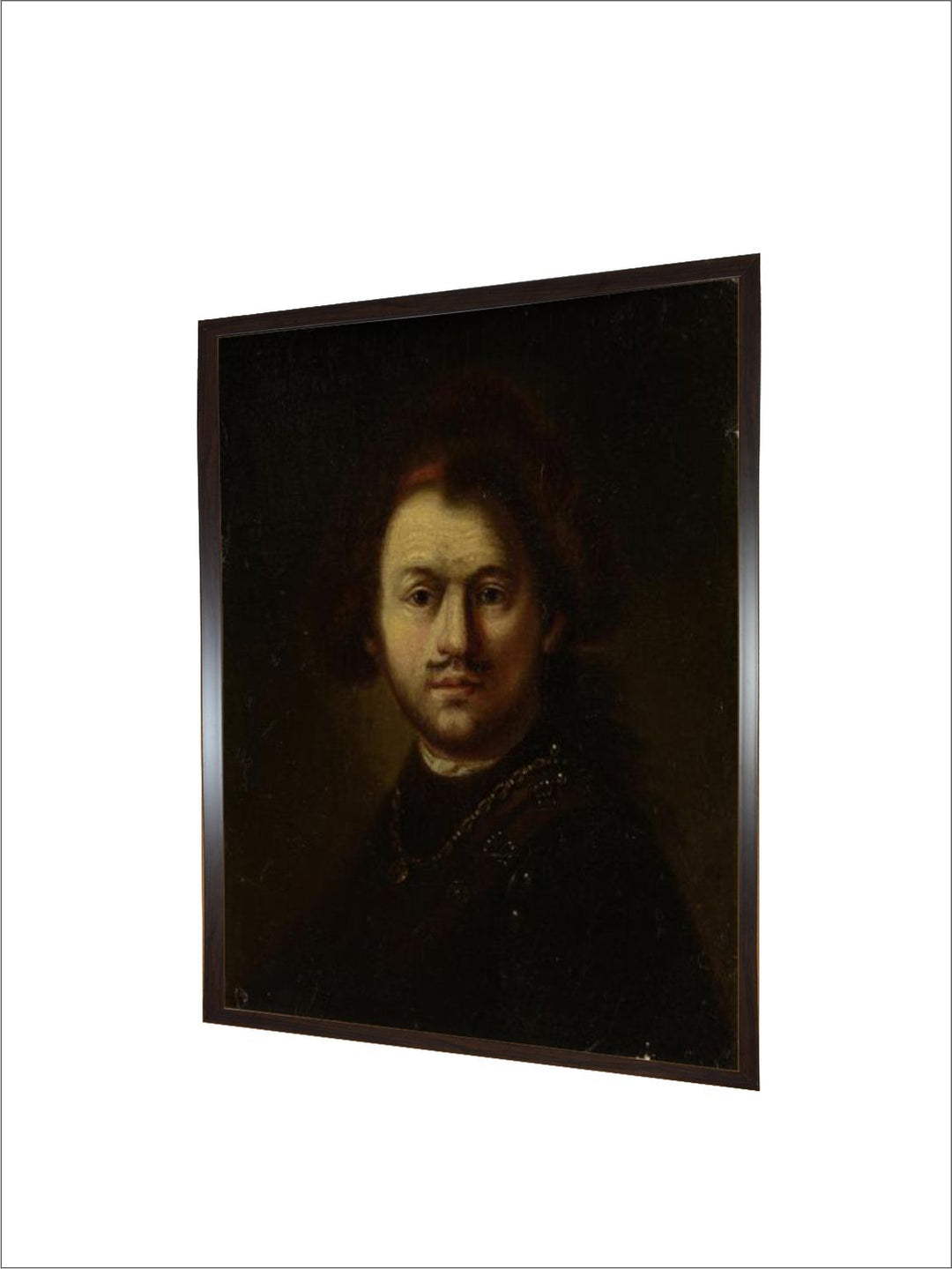 "Black  Cream Rembrandt Van Rijn Painting Wall Art''''