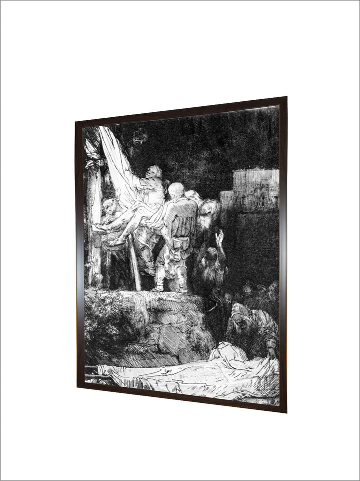 descent from the Cross by Torchlight by Rembrandt Van Rijn
