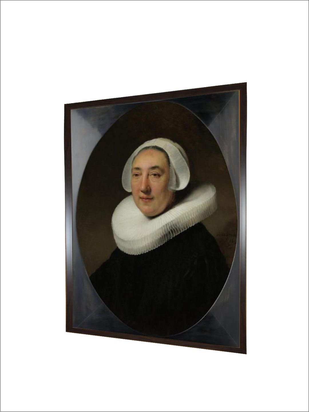 "1 Piece Wood Portrair of Haesje Jacobsdr Van Cleyburg Wall Paintings''