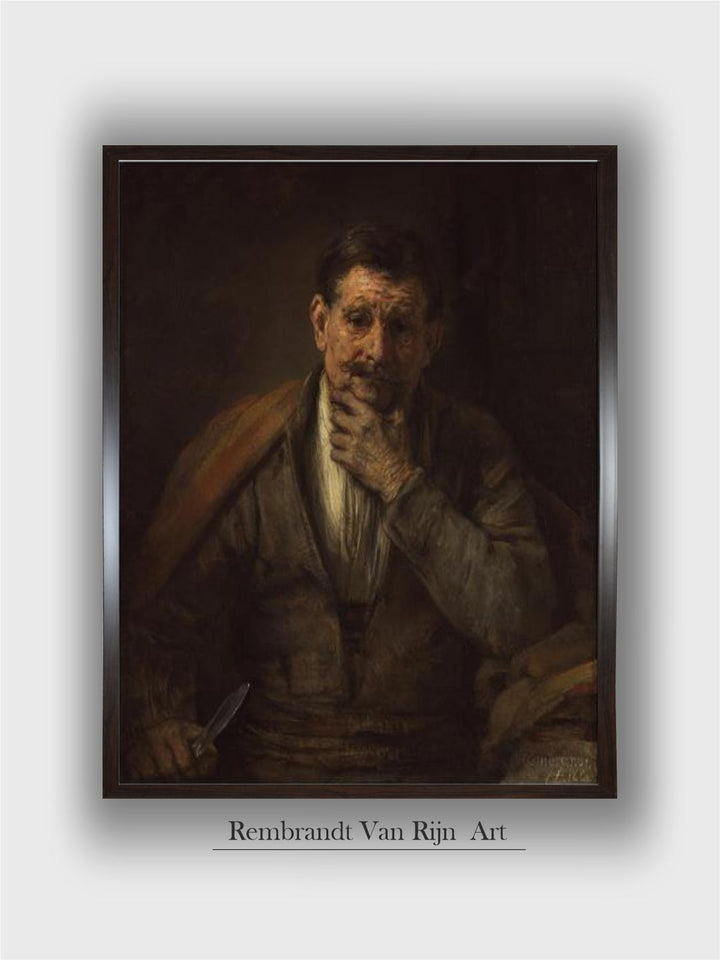 "Brown  White Wooden Painting Wall Art''