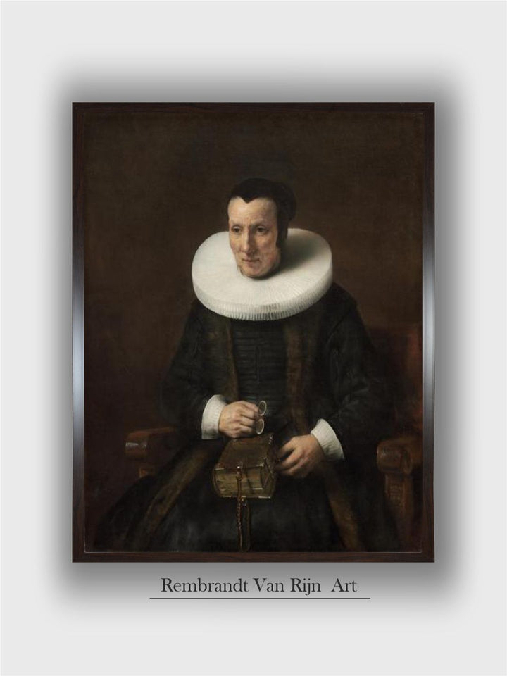 "Old Lady with a Book 1647 Other Wall Paintings''