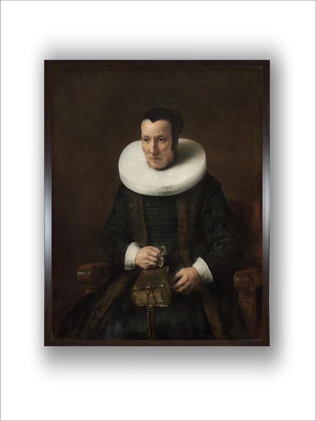 "Old Lady with a Book 1647 Other Wall Paintings''