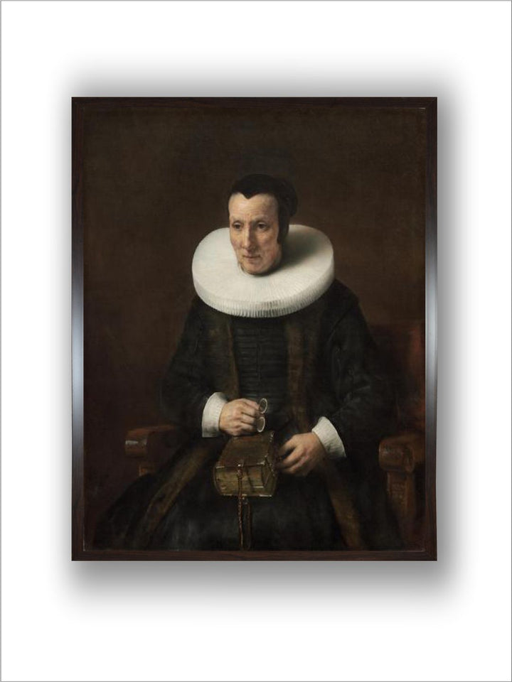 "Old Lady with a Book 1647 Other Wall Paintings''