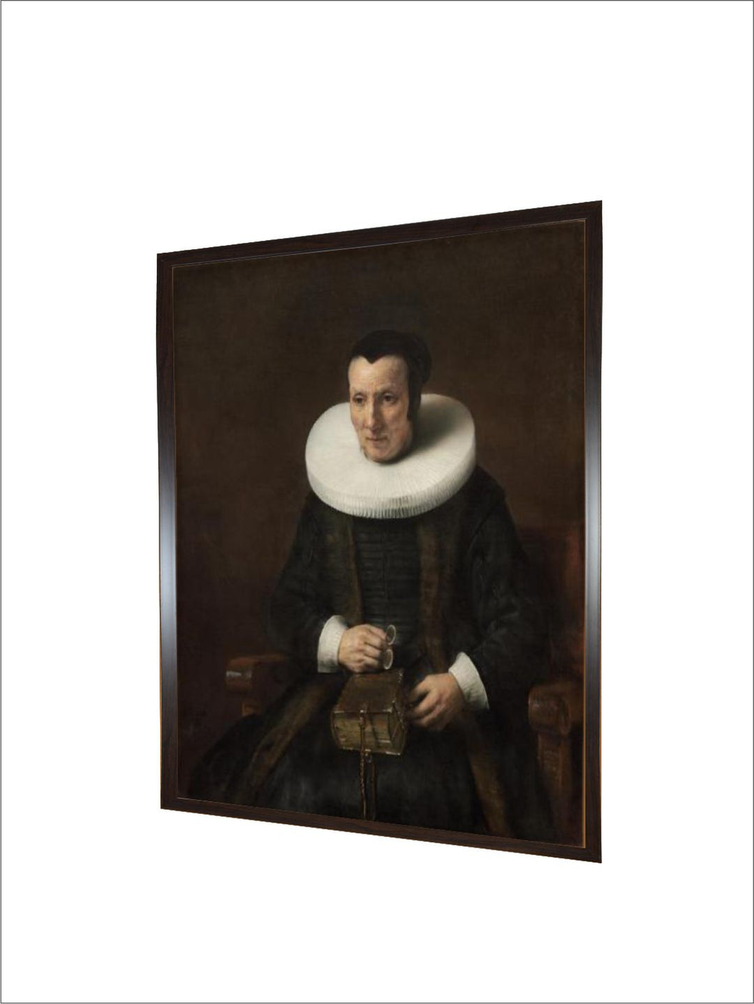 "Old Lady with a Book 1647 Other Wall Paintings''
