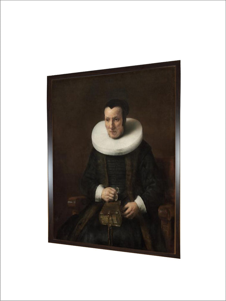 "Old Lady with a Book 1647 Other Wall Paintings''