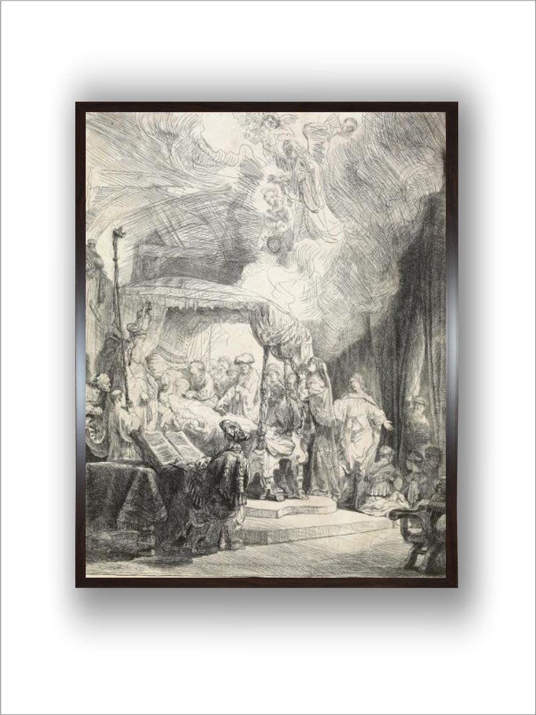 "Black  White Canvas Painting Wall Art''