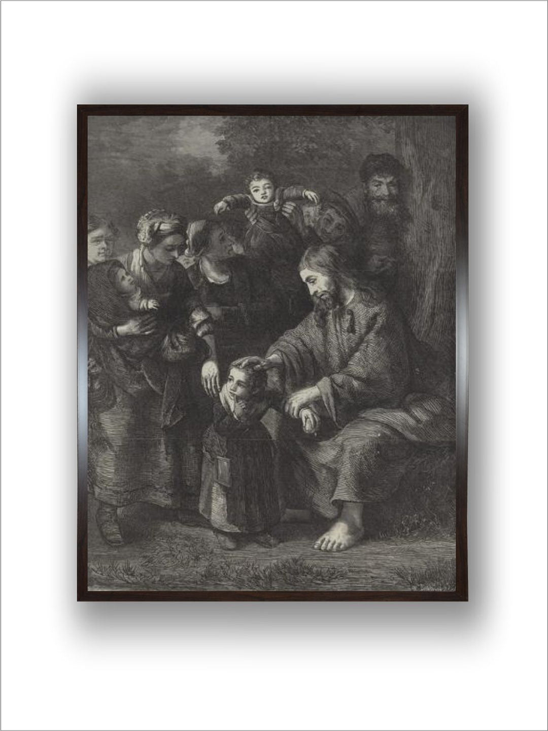 Christ Blessing Little Children by Rembrandt Van Rijn