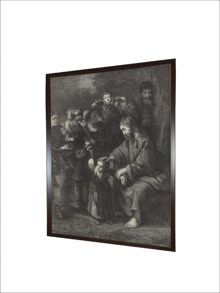 Christ Blessing Little Children by Rembrandt Van Rijn