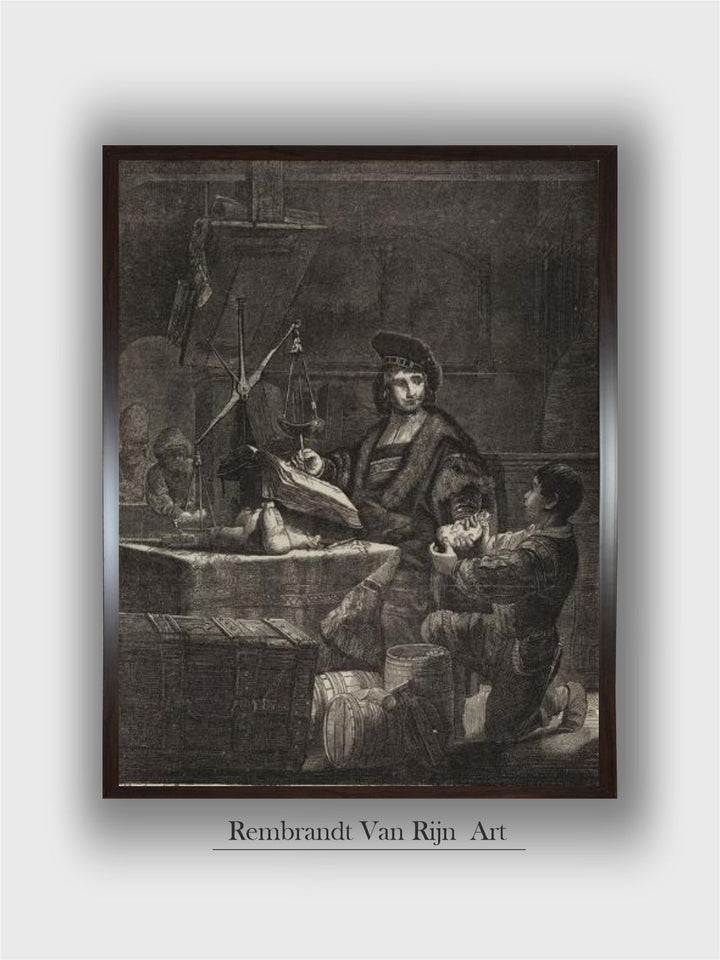 "Black The Gold-Weigher Wall Paintings''