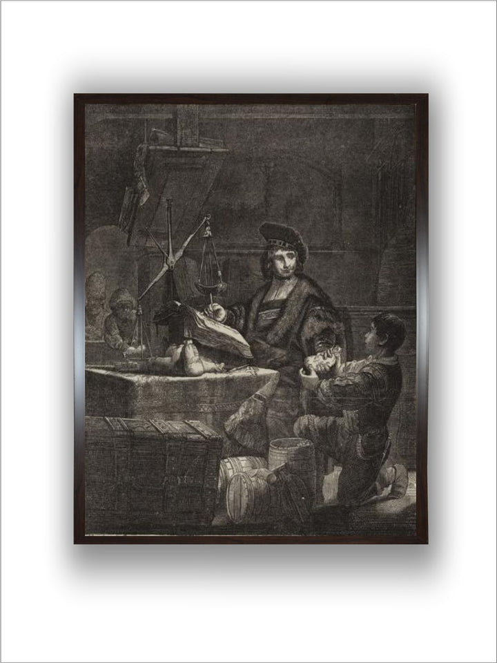 "Black The Gold-Weigher Wall Paintings''