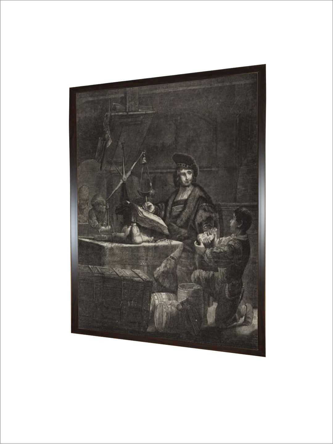 "Black The Gold-Weigher Wall Paintings''