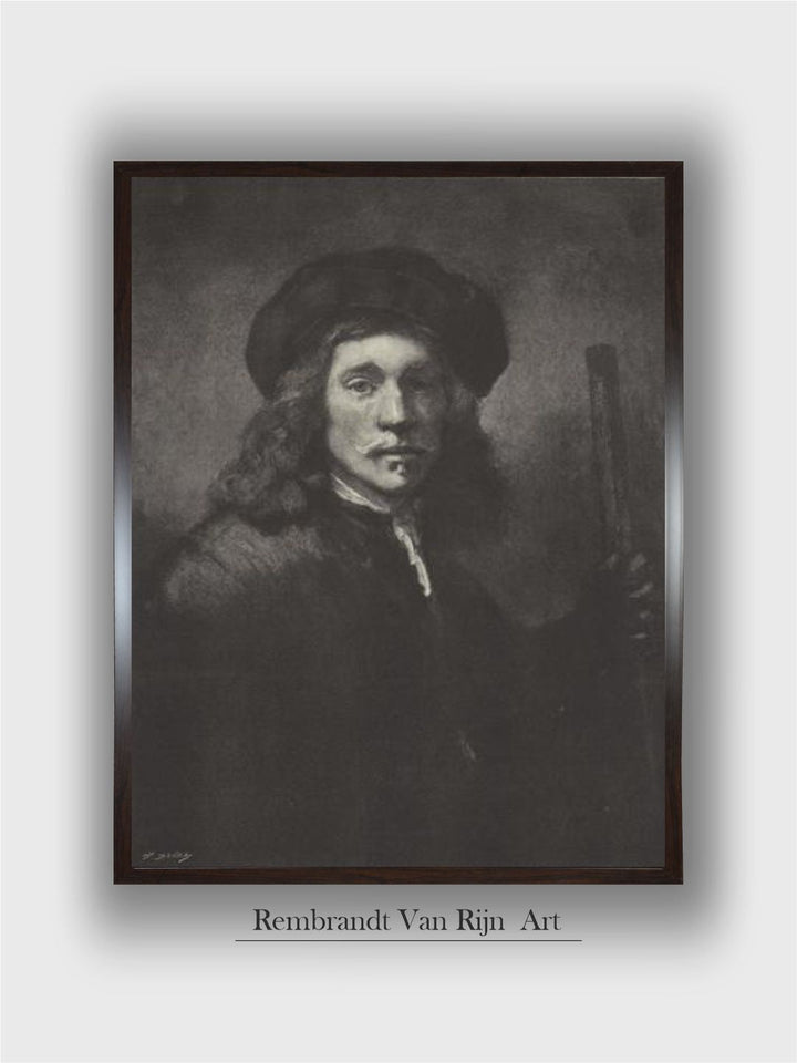 Man with a Stick by Rembrandt Van Rijn