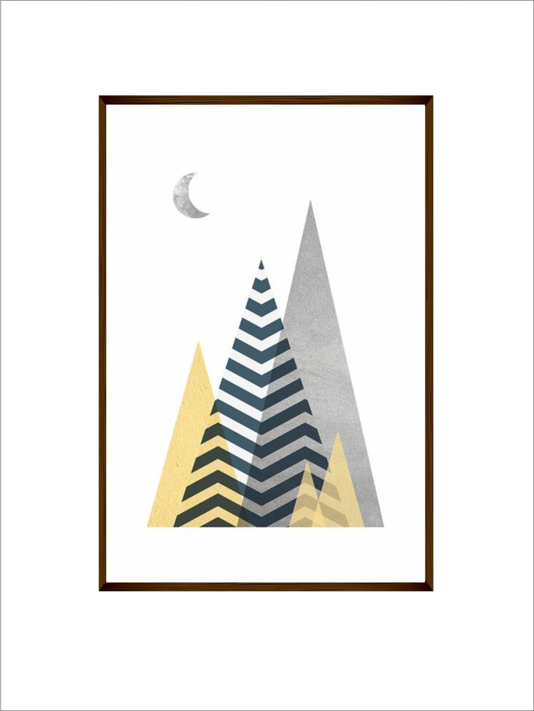 "  Blue & Black Abstract Painting Wall Art''