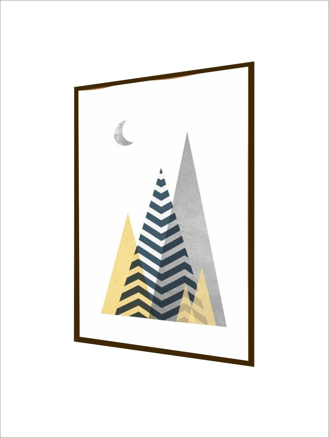 "  Blue & Black Abstract Painting Wall Art''