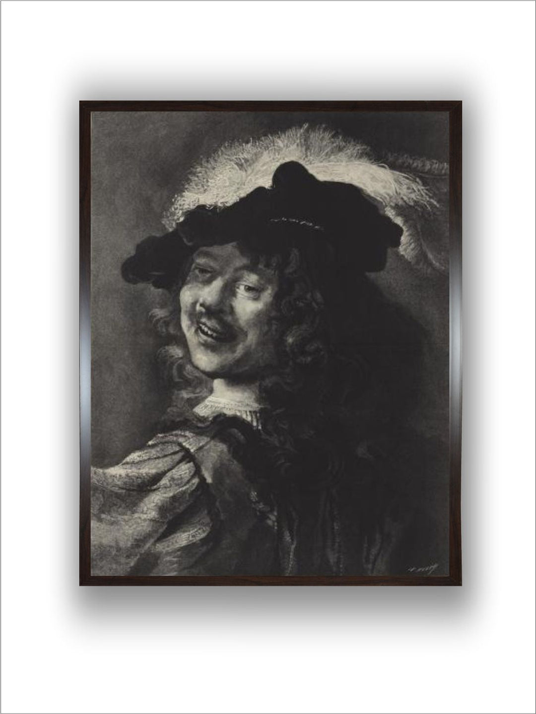 Rembrandt Laughing by Rembrandt Van Rijn