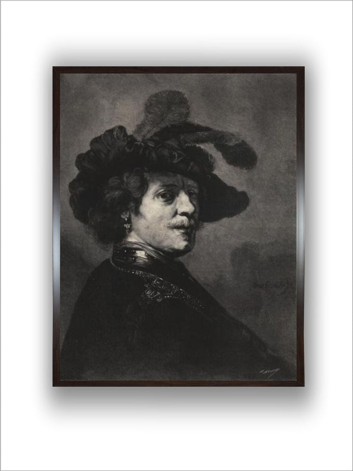 Rembrandt as an Officer by Rembrandt Van Rijn