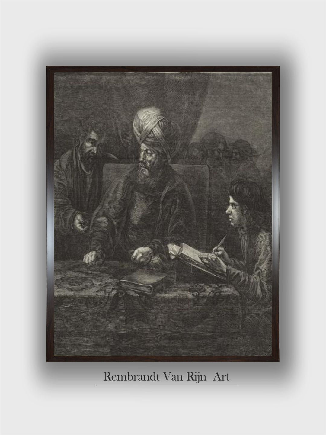 The Owner of the Vineyard Paying His Labourers by Rembrandt Van Rijn