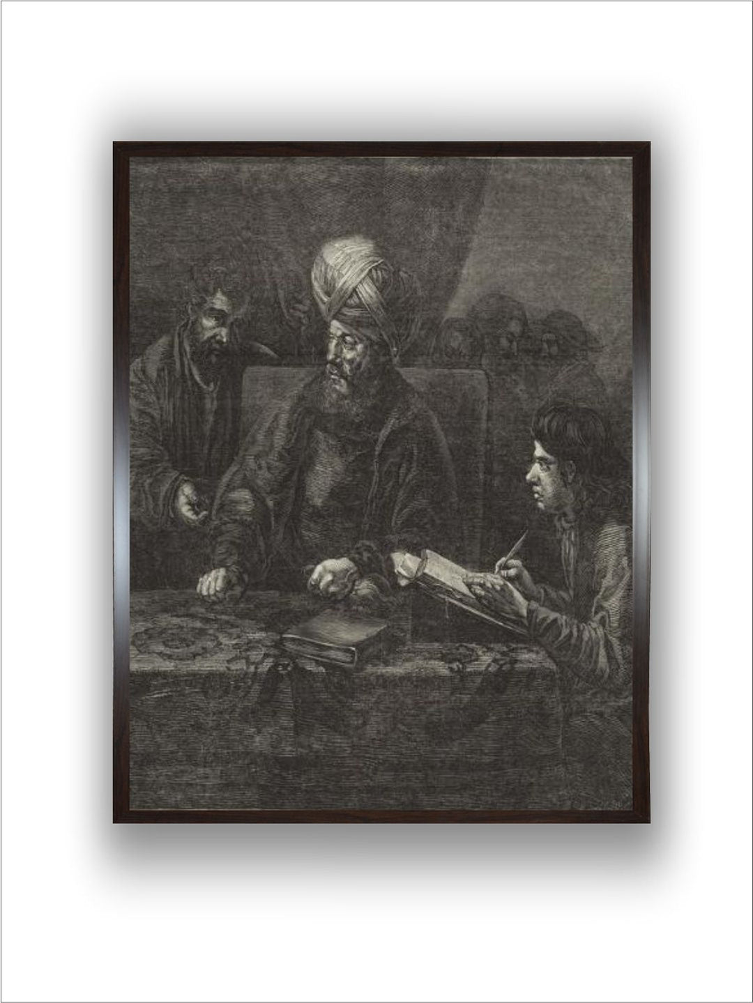 The Owner of the Vineyard Paying His Labourers by Rembrandt Van Rijn