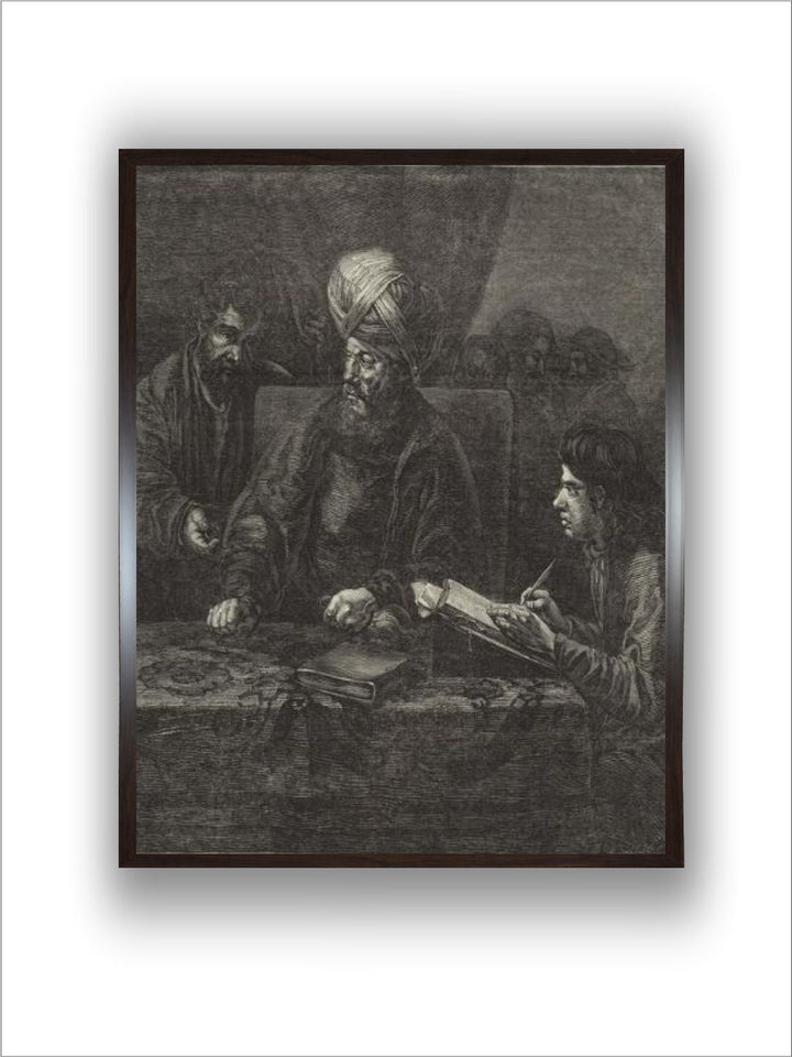 The Owner of the Vineyard Paying His Labourers by Rembrandt Van Rijn