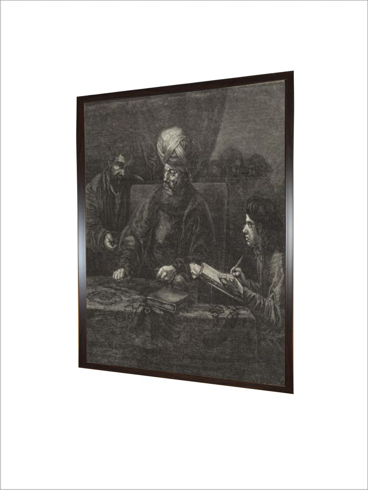The Owner of the Vineyard Paying His Labourers by Rembrandt Van Rijn