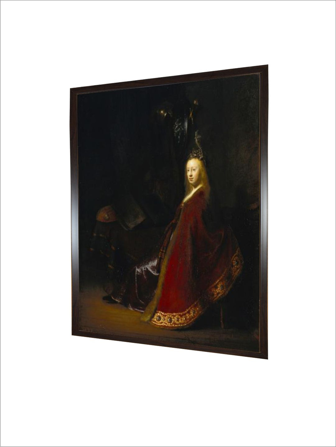 "1-Pc Minerva, 1631 by Rembrandt Van Rijn Wall Painting''