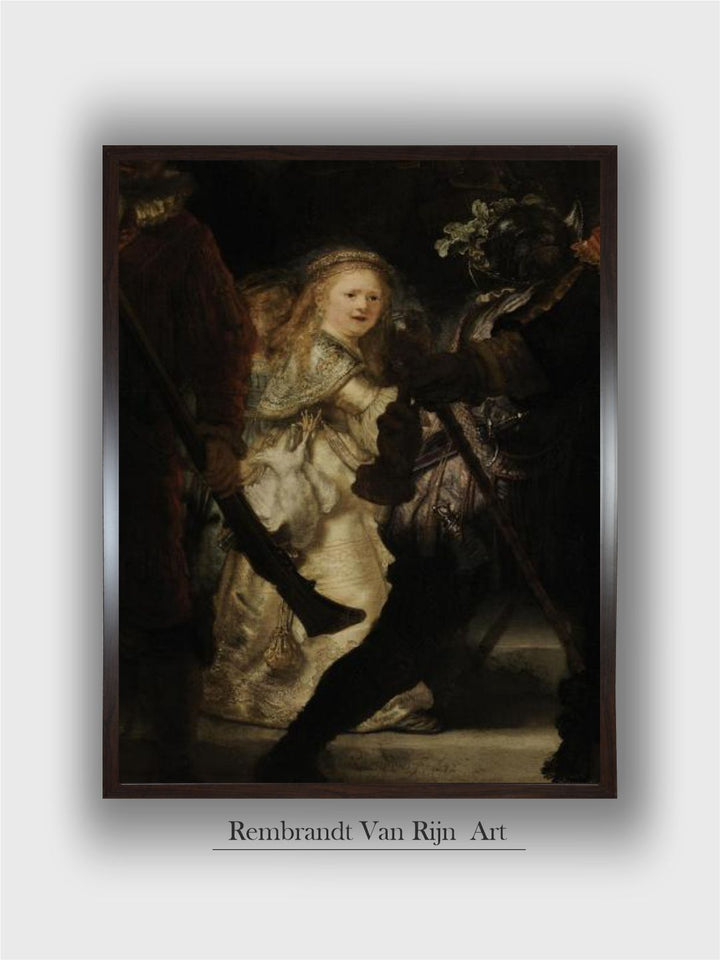 "The Night Watch Wood Wall Paintings''