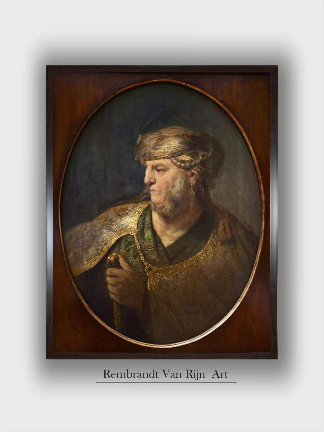 Bust of a Man in Oriental dress, 1633 by Rembrandt Van Rijn