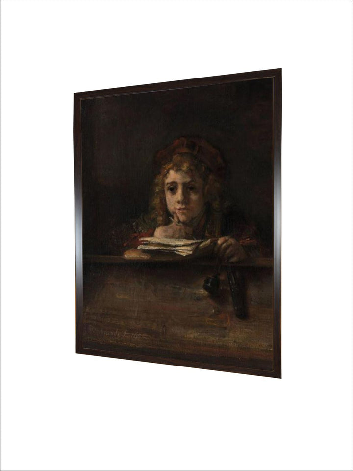 Titus at His desk, 1655 by Rembrandt Van Rijn