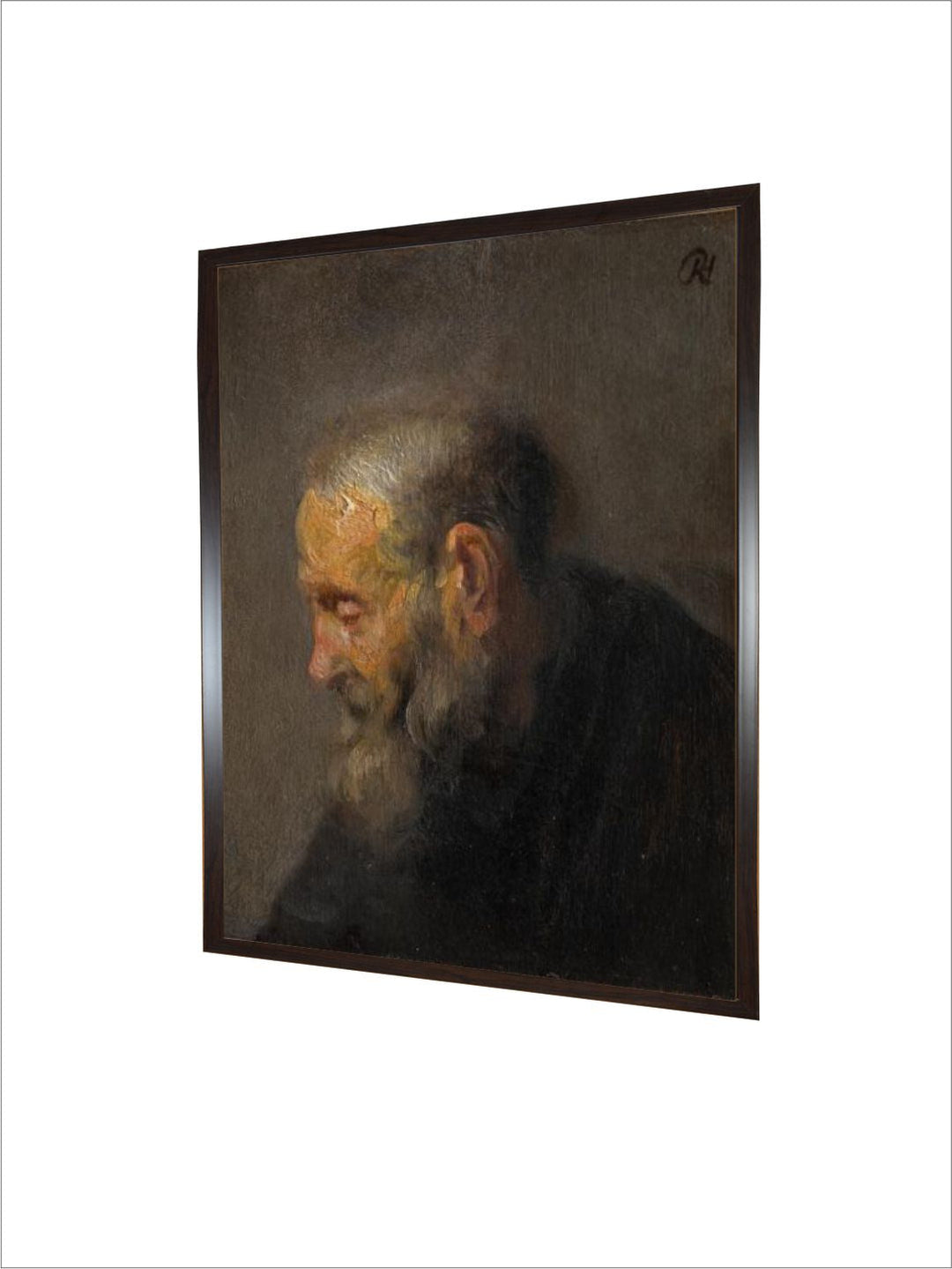 Study of an Old Man in Profile, C.1630 by Rembrandt Van Rijn