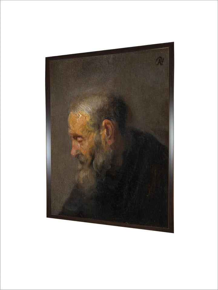 Study of an Old Man in Profile, C.1630 by Rembrandt Van Rijn