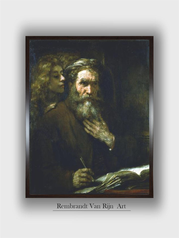 St Matthew the Evangelist, 1661 by Rembrandt Van Rijn