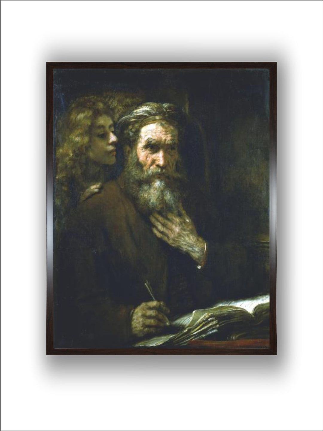 St Matthew the Evangelist, 1661 by Rembrandt Van Rijn