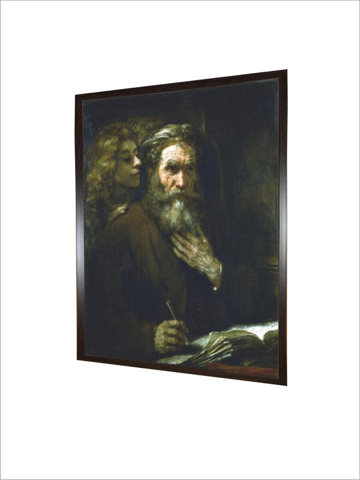 "St Matthew the Evangelist, 1661 Wooden Wall Painting''