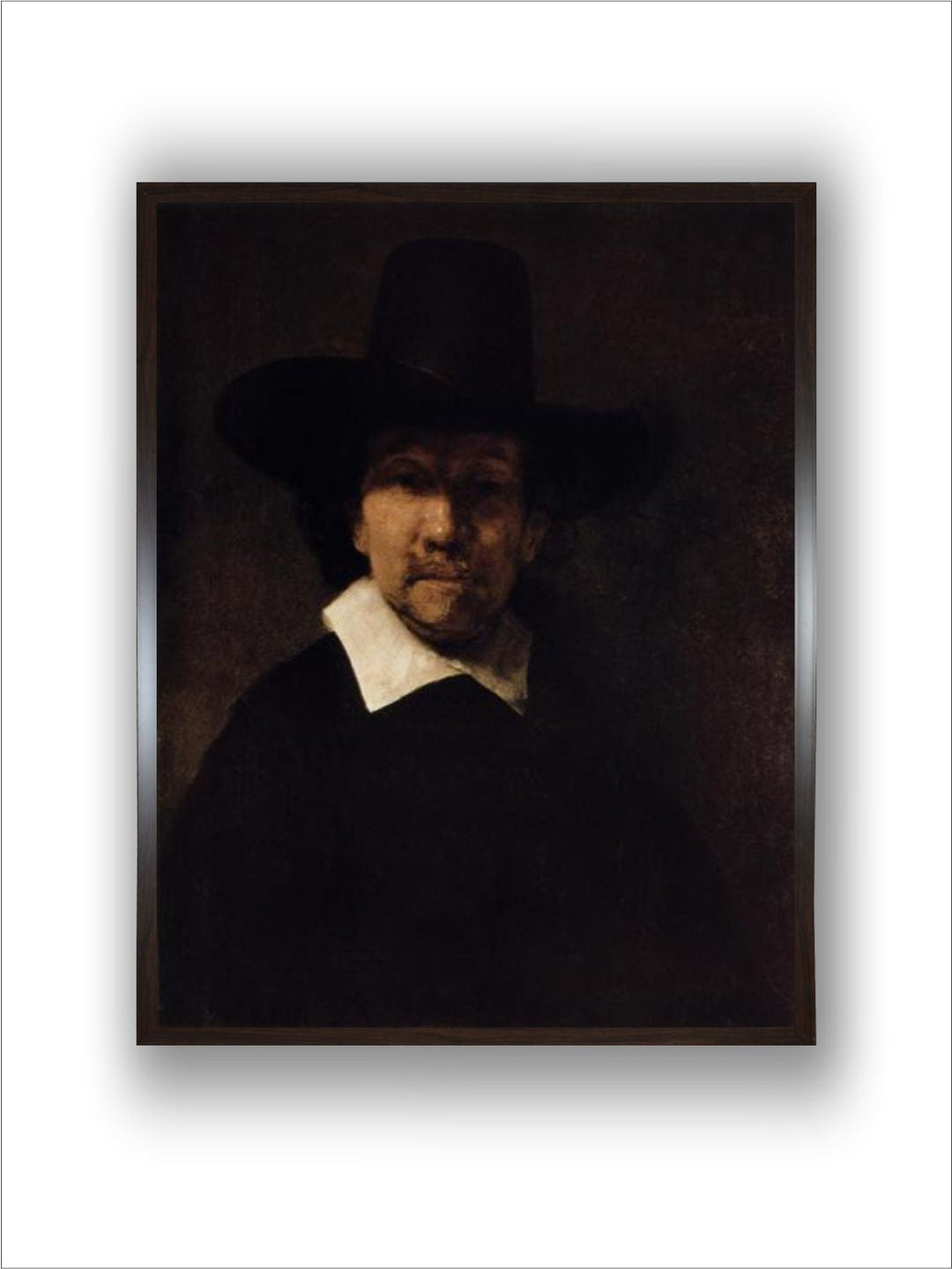 Portrait of the Poet Jeremias de decker, C1666 by Rembrandt Van Rijn