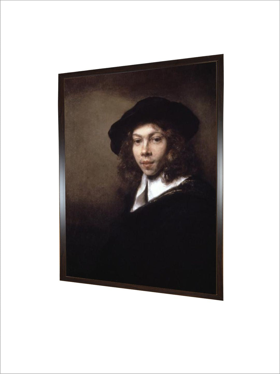 Youth in a Black Cap, 1666 by Rembrandt Van Rijn
