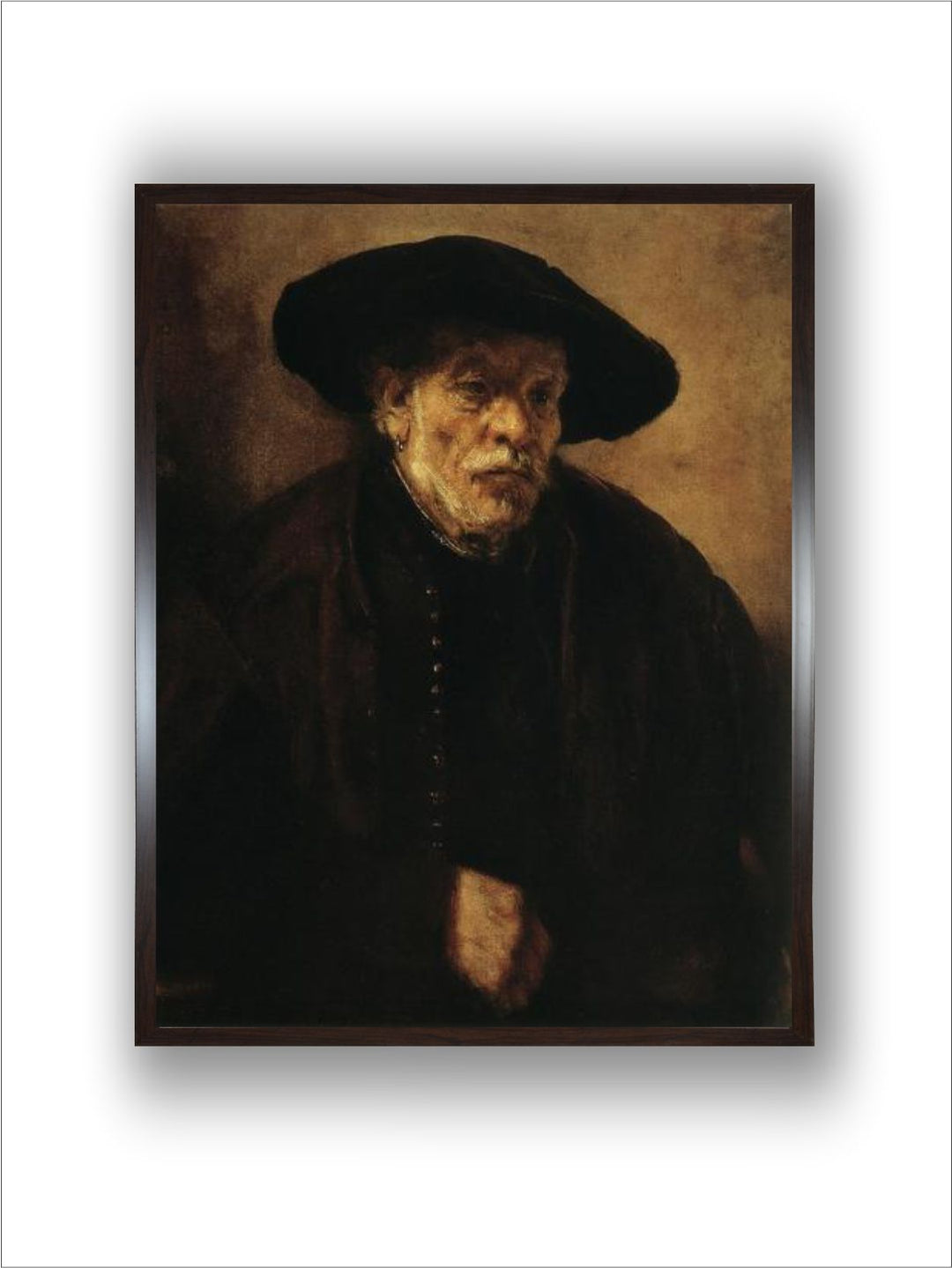 "Black Wooden Painting Wall Art''