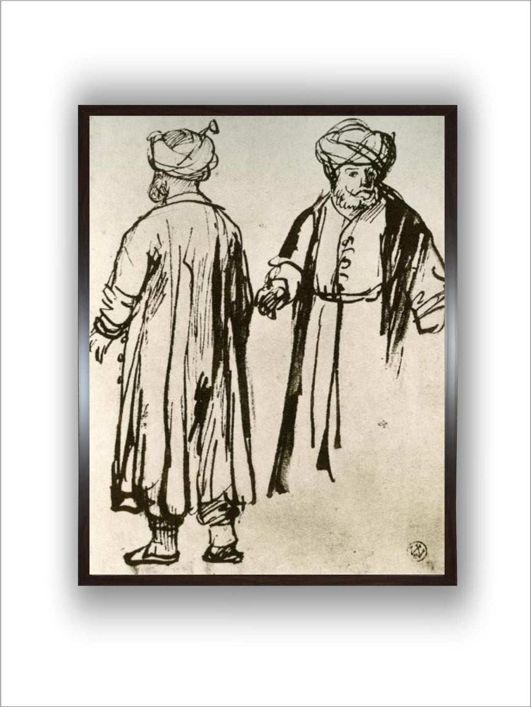 Two Turks Walking, 1913 by Rembrandt Van Rijn
