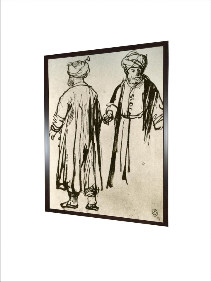 Two Turks Walking, 1913 by Rembrandt Van Rijn