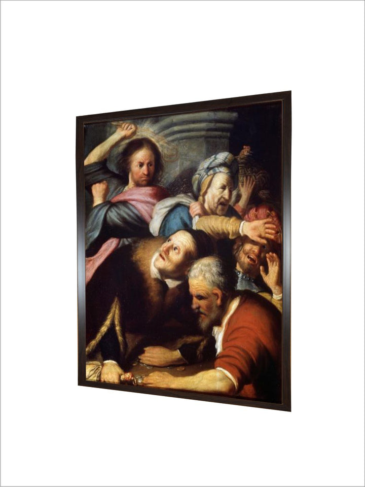 Christ driving the Money Lenders from the Temple, 1626 by Rembrandt Van Rijn
