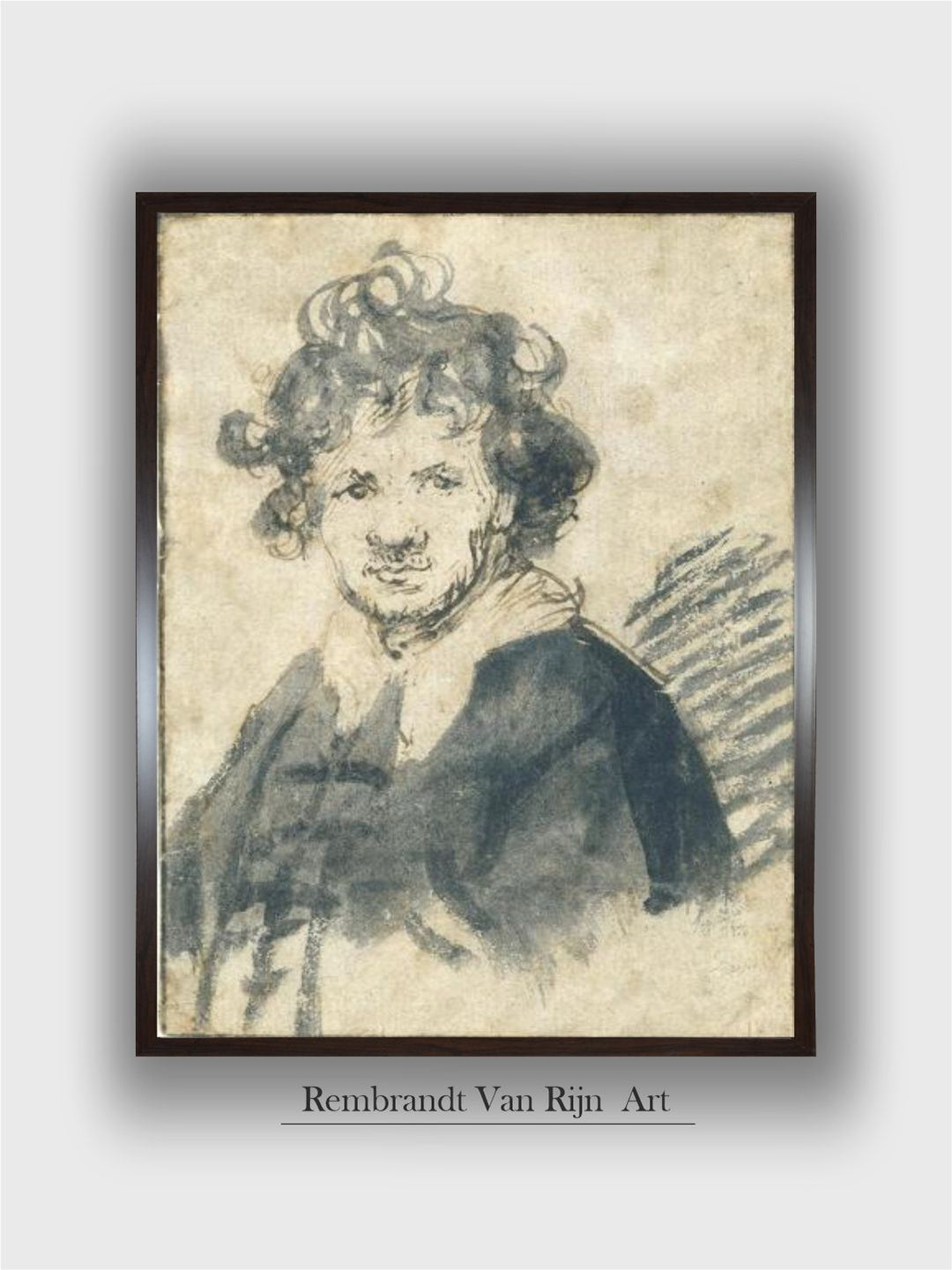 Self-Portrait by Rembrandt Van Rijn