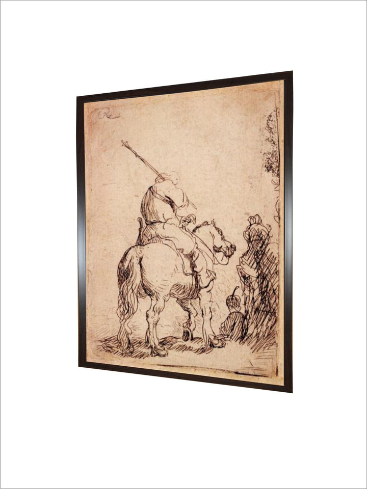 The Turbaned Soldier on Horseback, 1632 by Rembrandt Van Rijn
